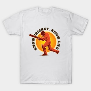 Know Cricket Know Life Vintage T-Shirt